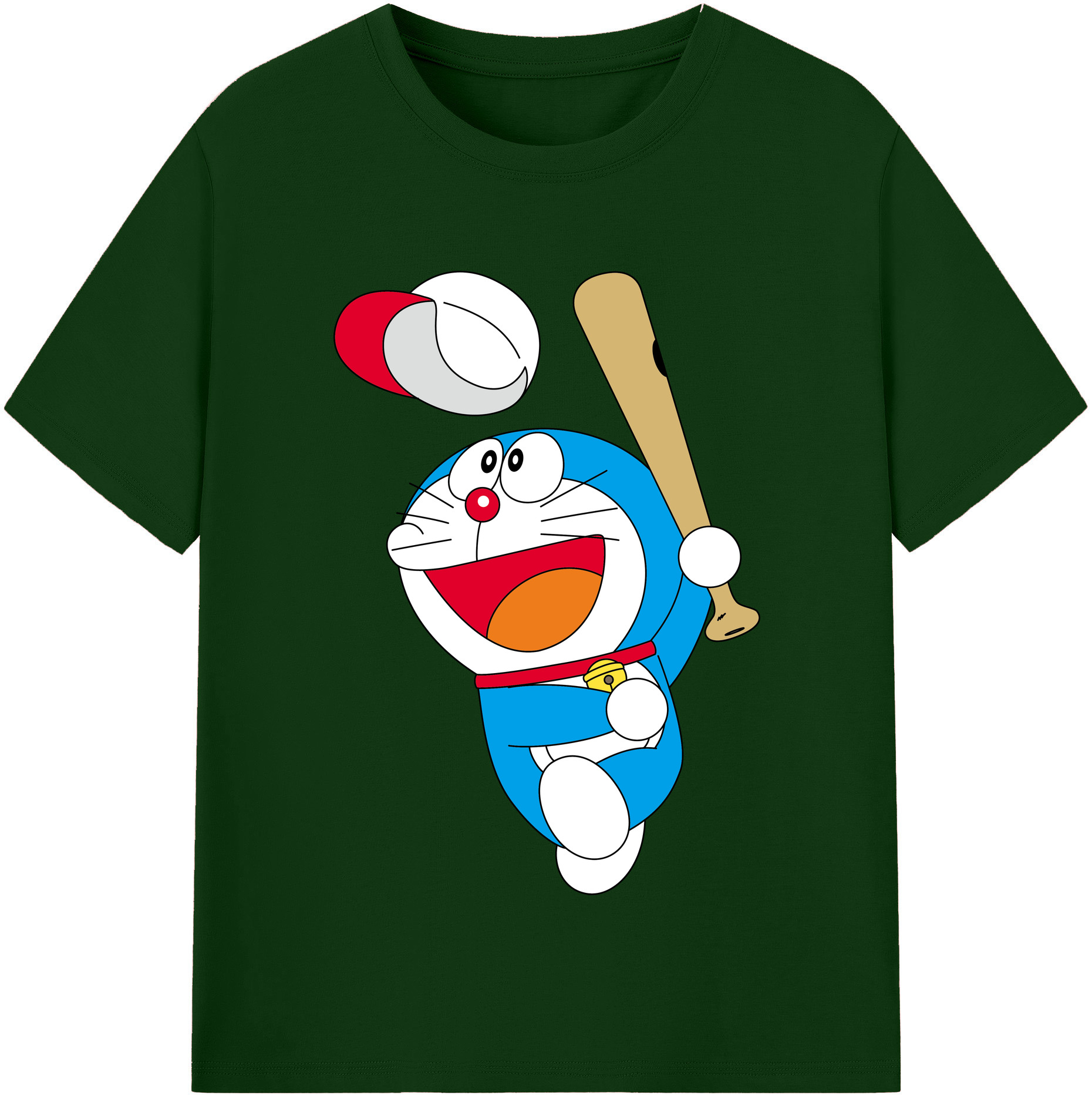 （画像用） ドラえもん Doraemon 綿100％半袖Tシャツ（フロントプリント）